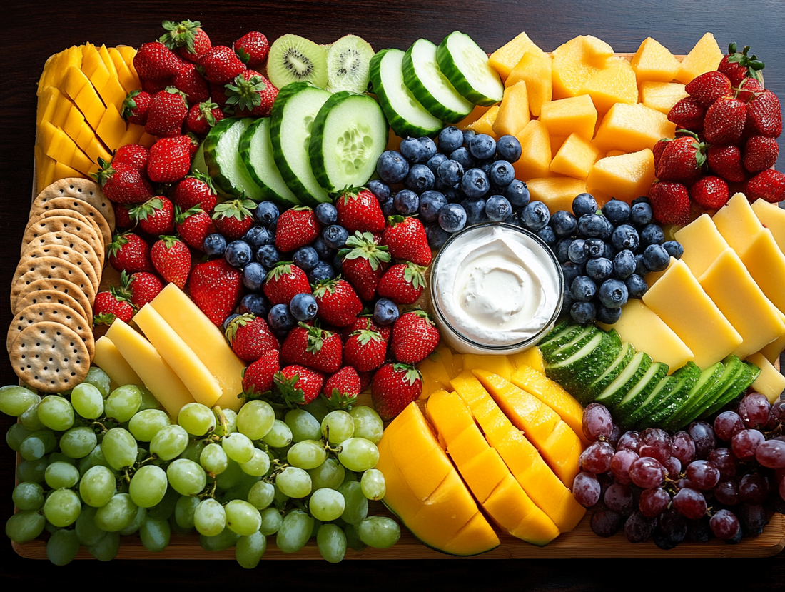 Zo maak jij je borrelplank met gezonde snacks